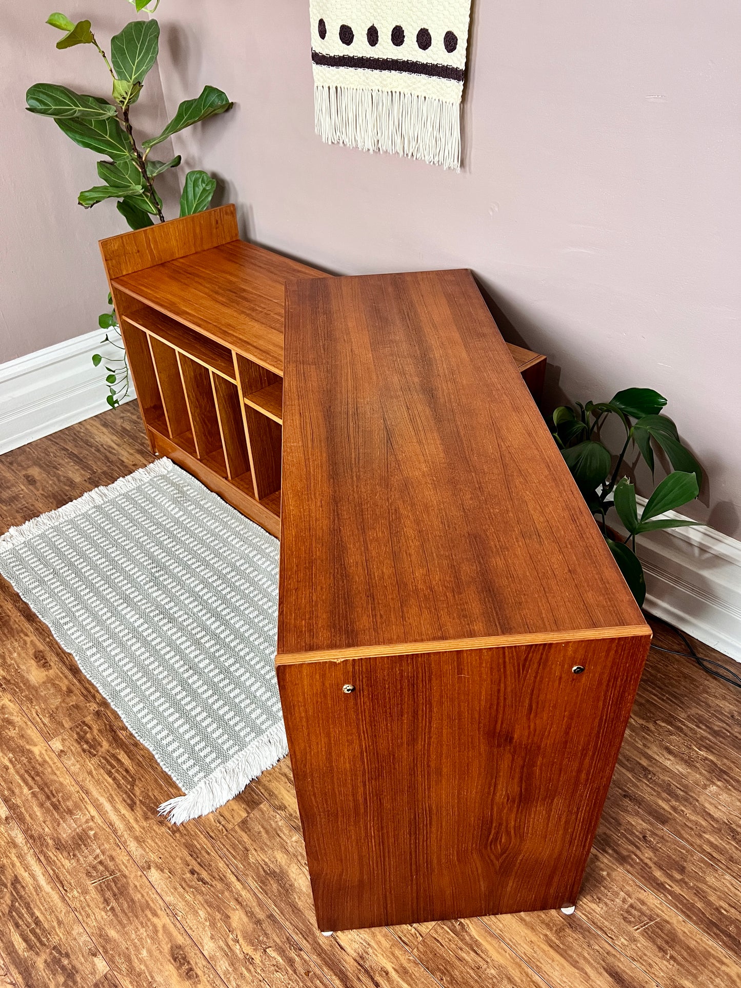 The Manuka Modular Teak Desk & Cabinet