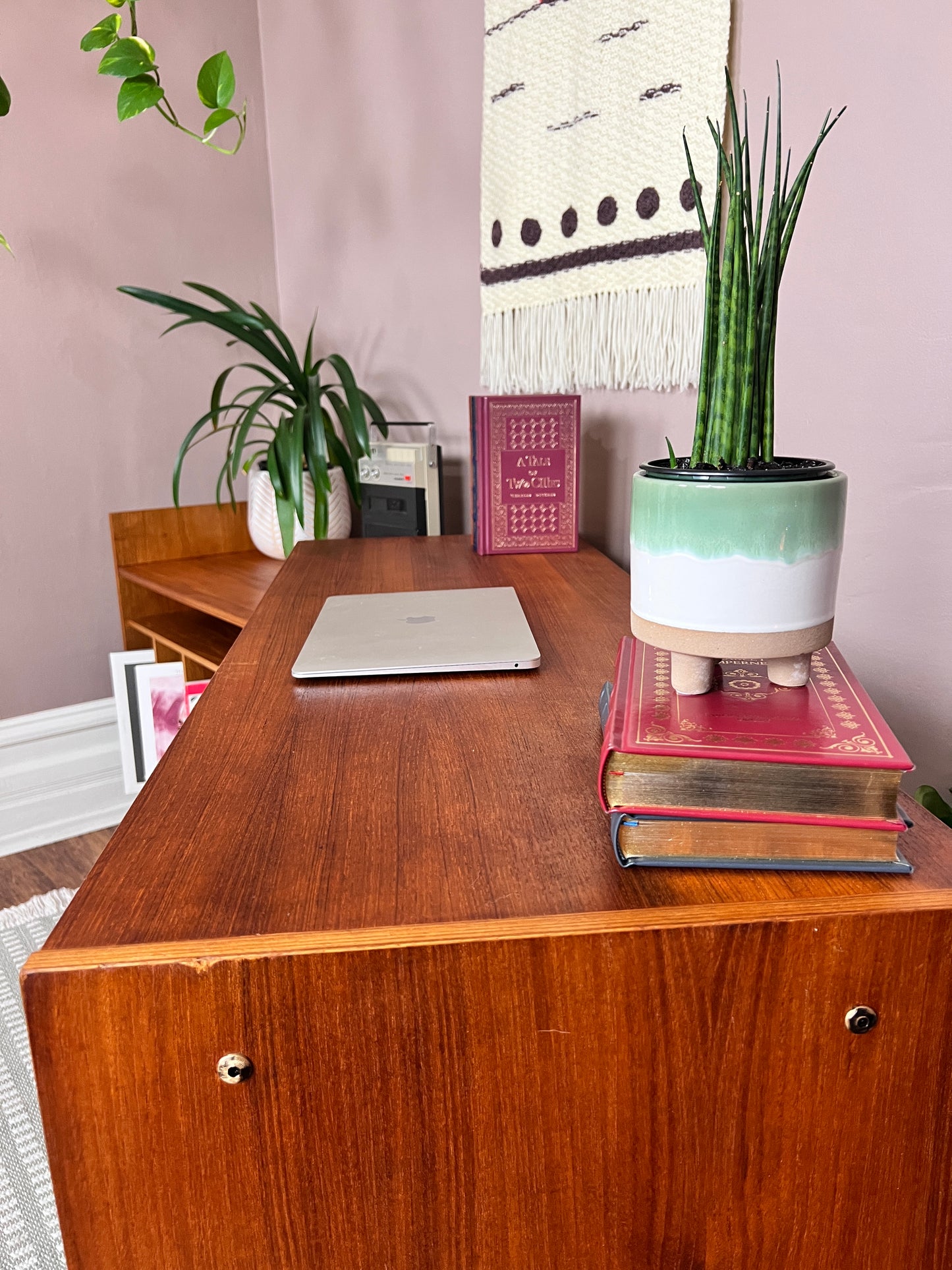 The Manuka Modular Teak Desk & Cabinet