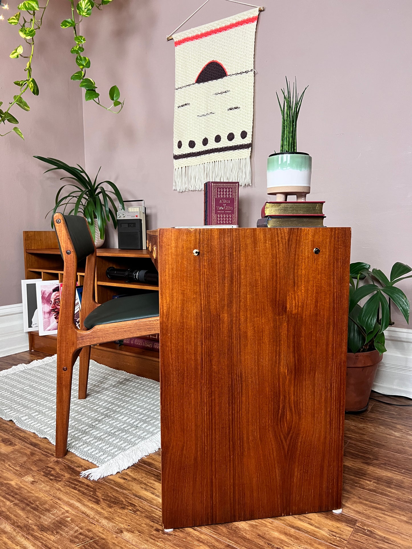 The Manuka Modular Teak Desk & Cabinet
