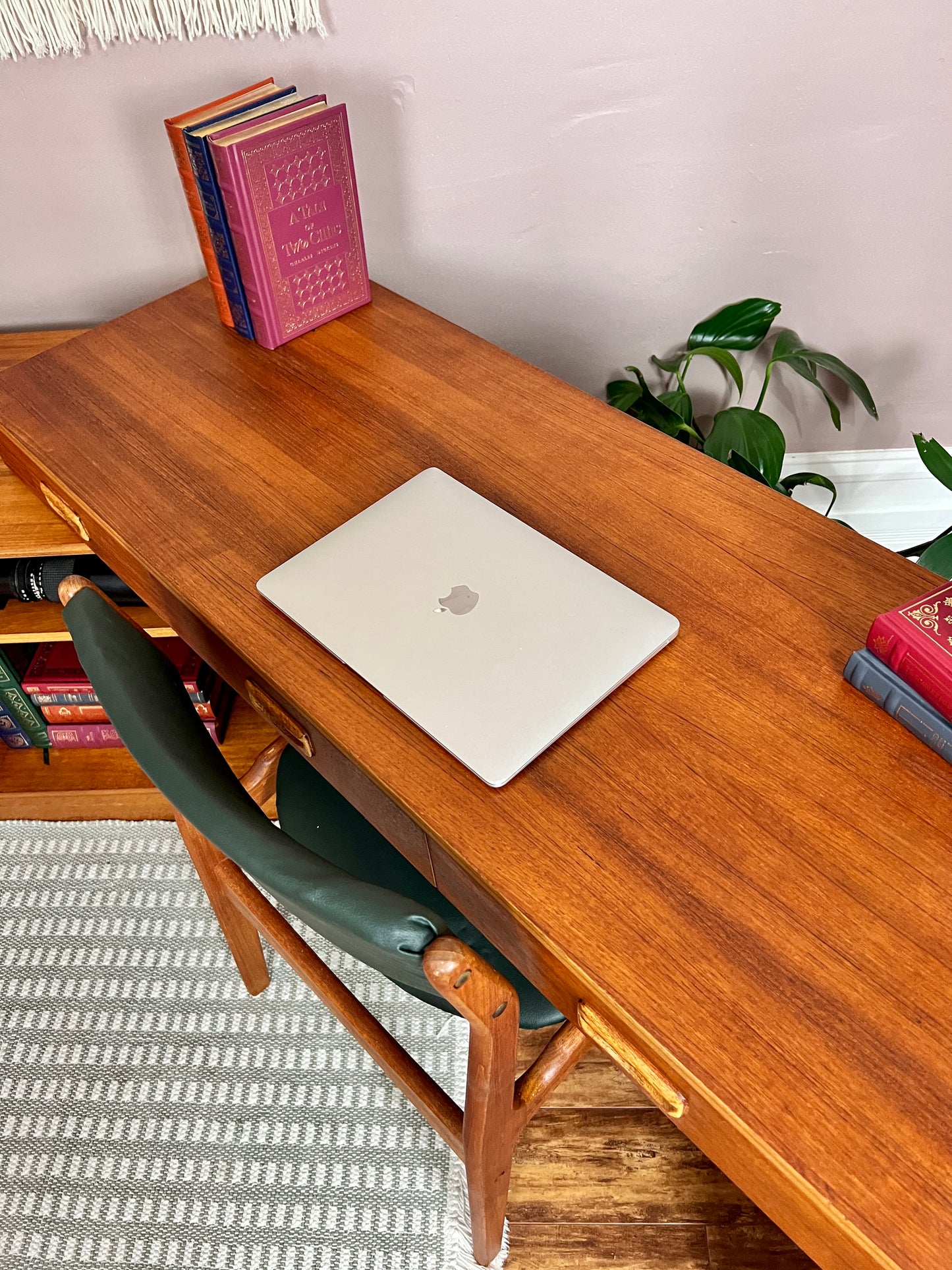 The Manuka Modular Teak Desk & Cabinet