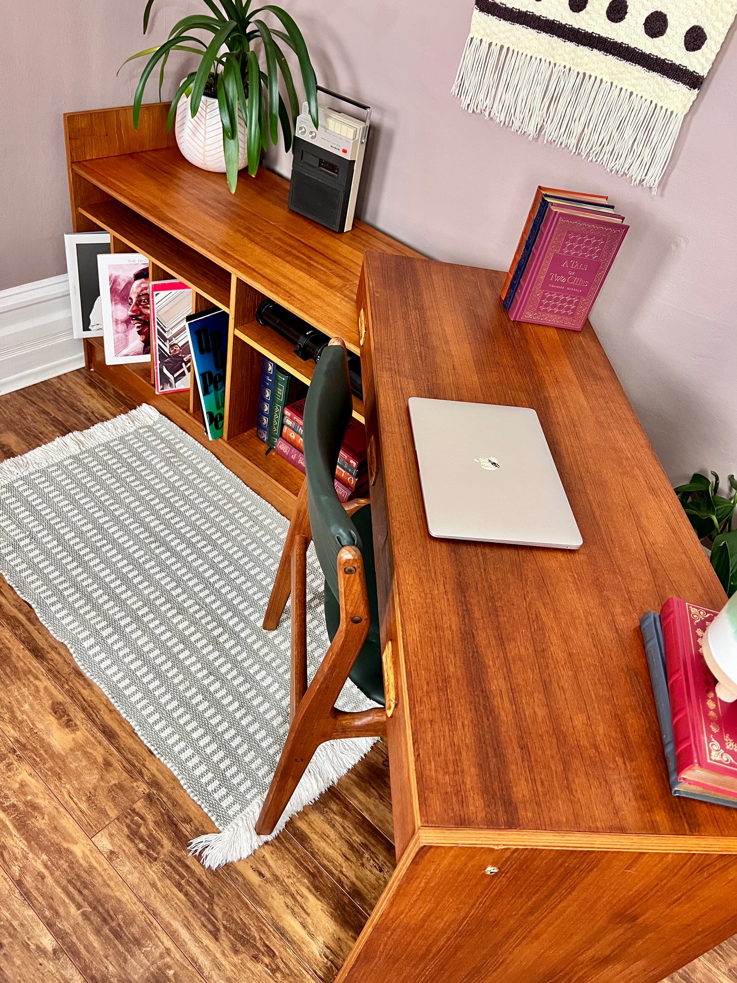 The Manuka Modular Teak Desk & Cabinet