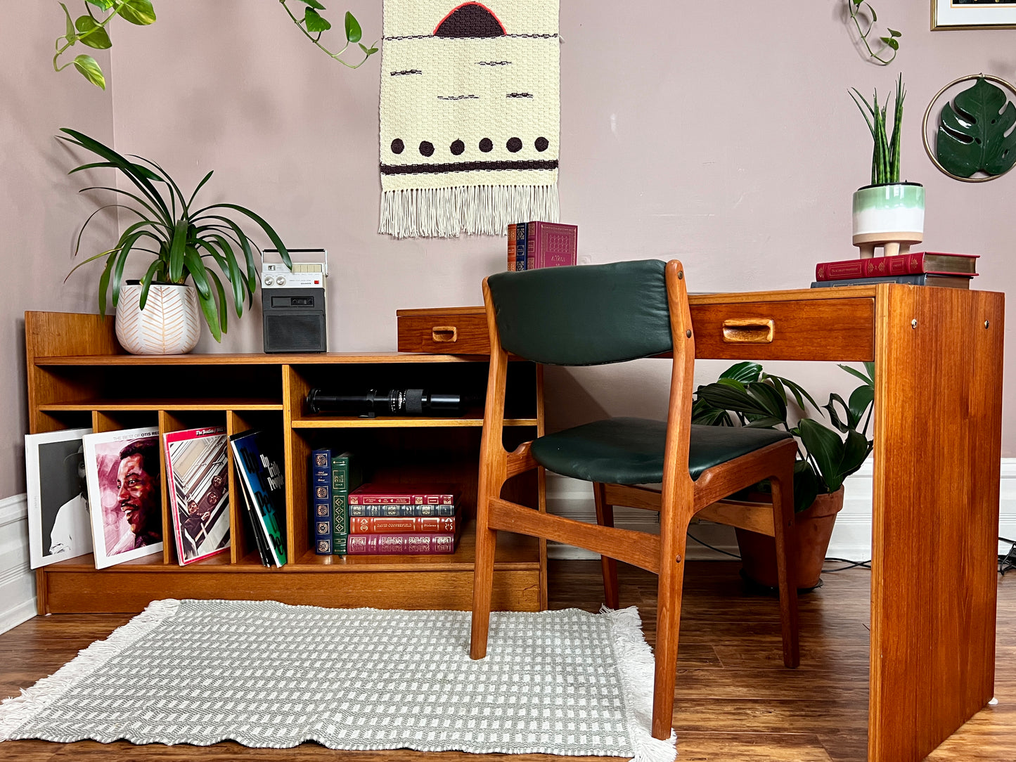 The Manuka Modular Teak Desk & Cabinet