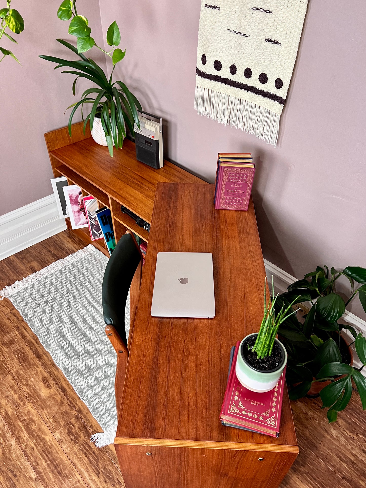 The Manuka Modular Teak Desk & Cabinet