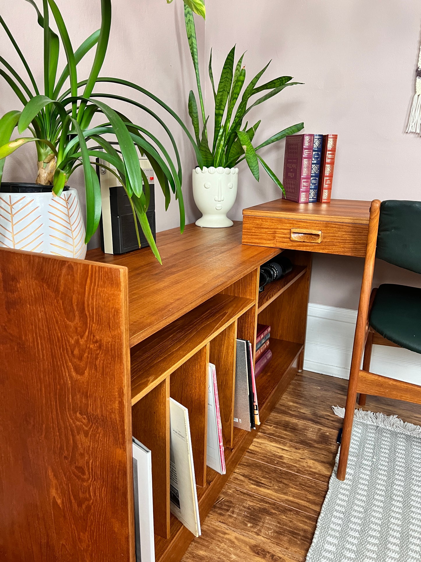 The Manuka Modular Teak Desk & Cabinet