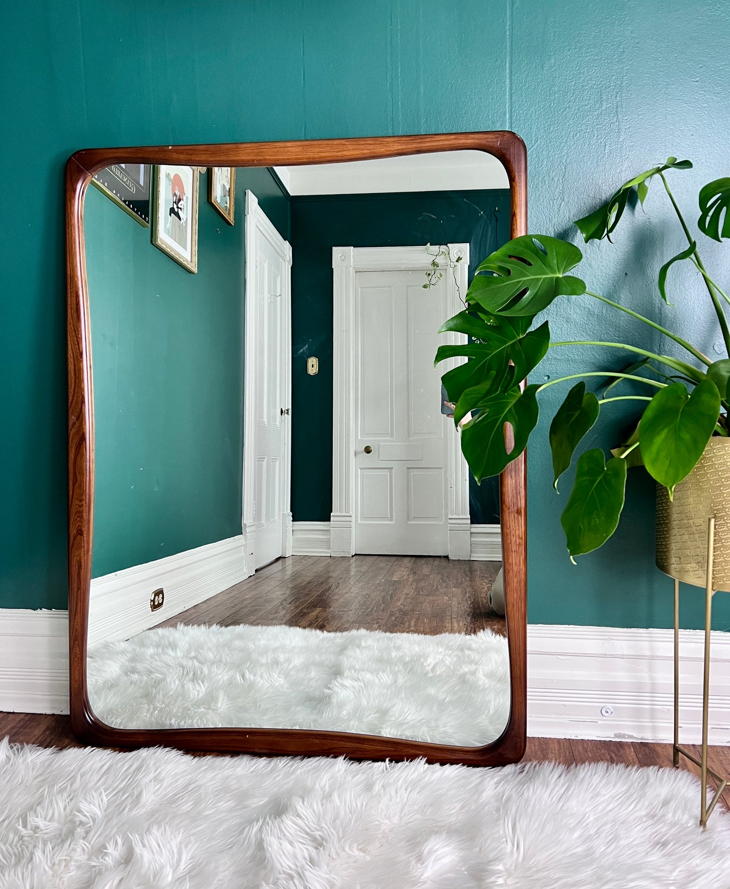 The Walter Walnut Mirror
