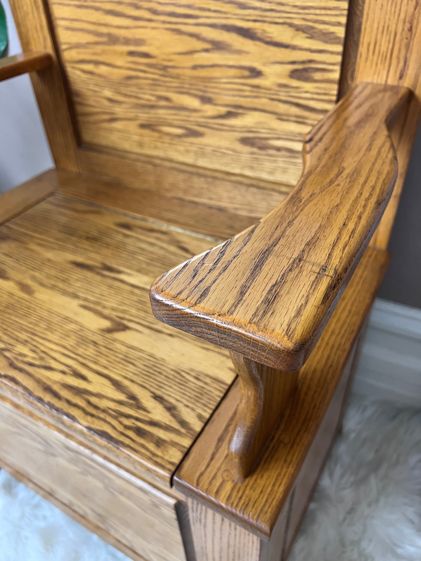 The Edmund Hall Tree Bench w/Mirror