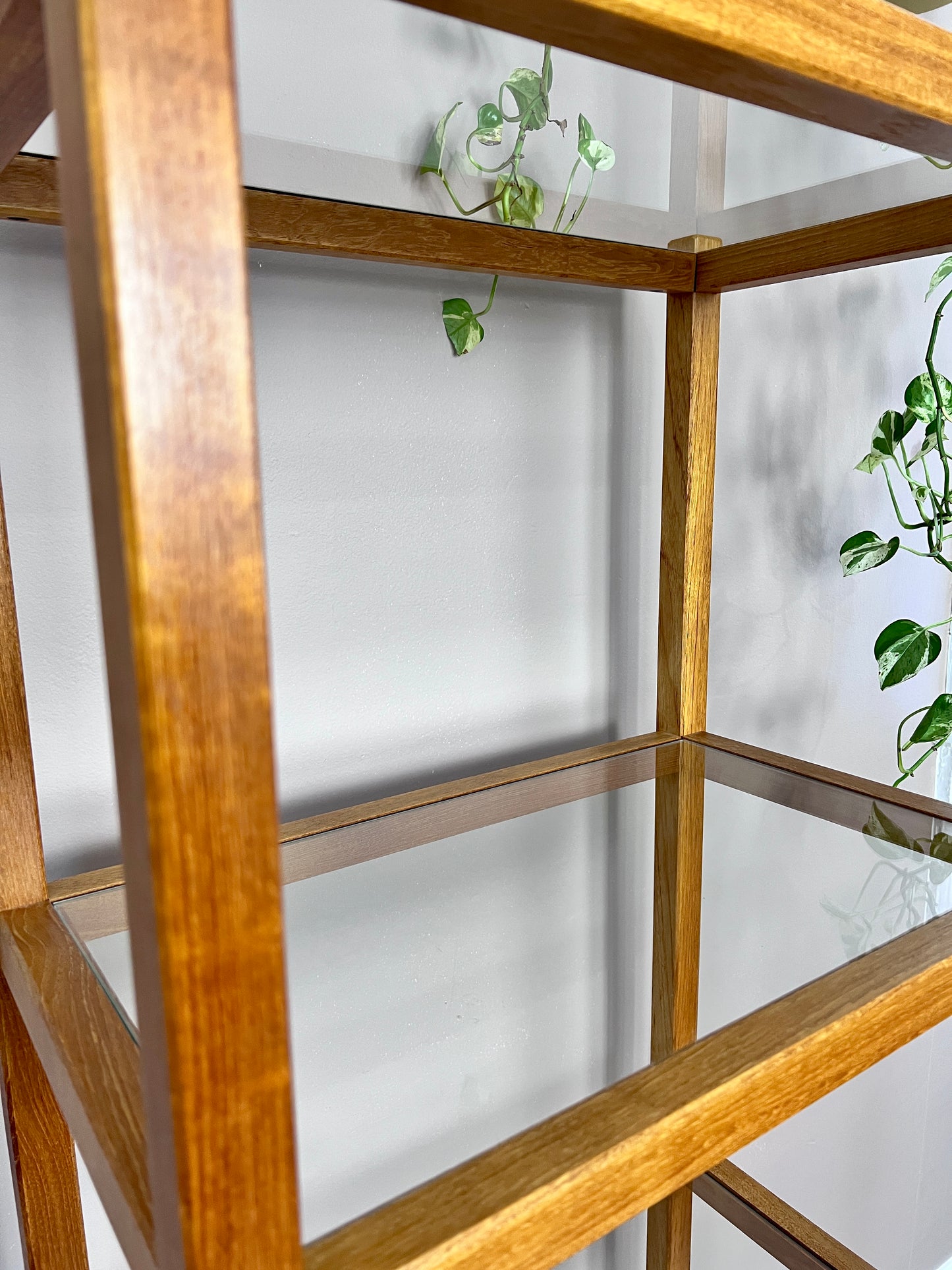 The Mikkel Teak & Glass Etagere