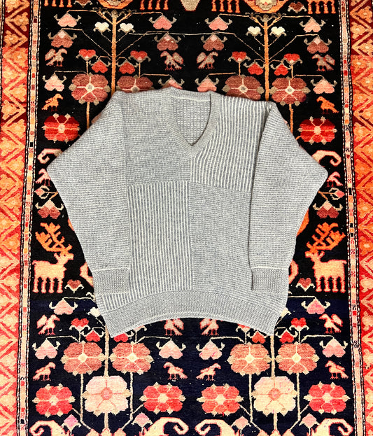 Vintage V Neck Wool Sweater