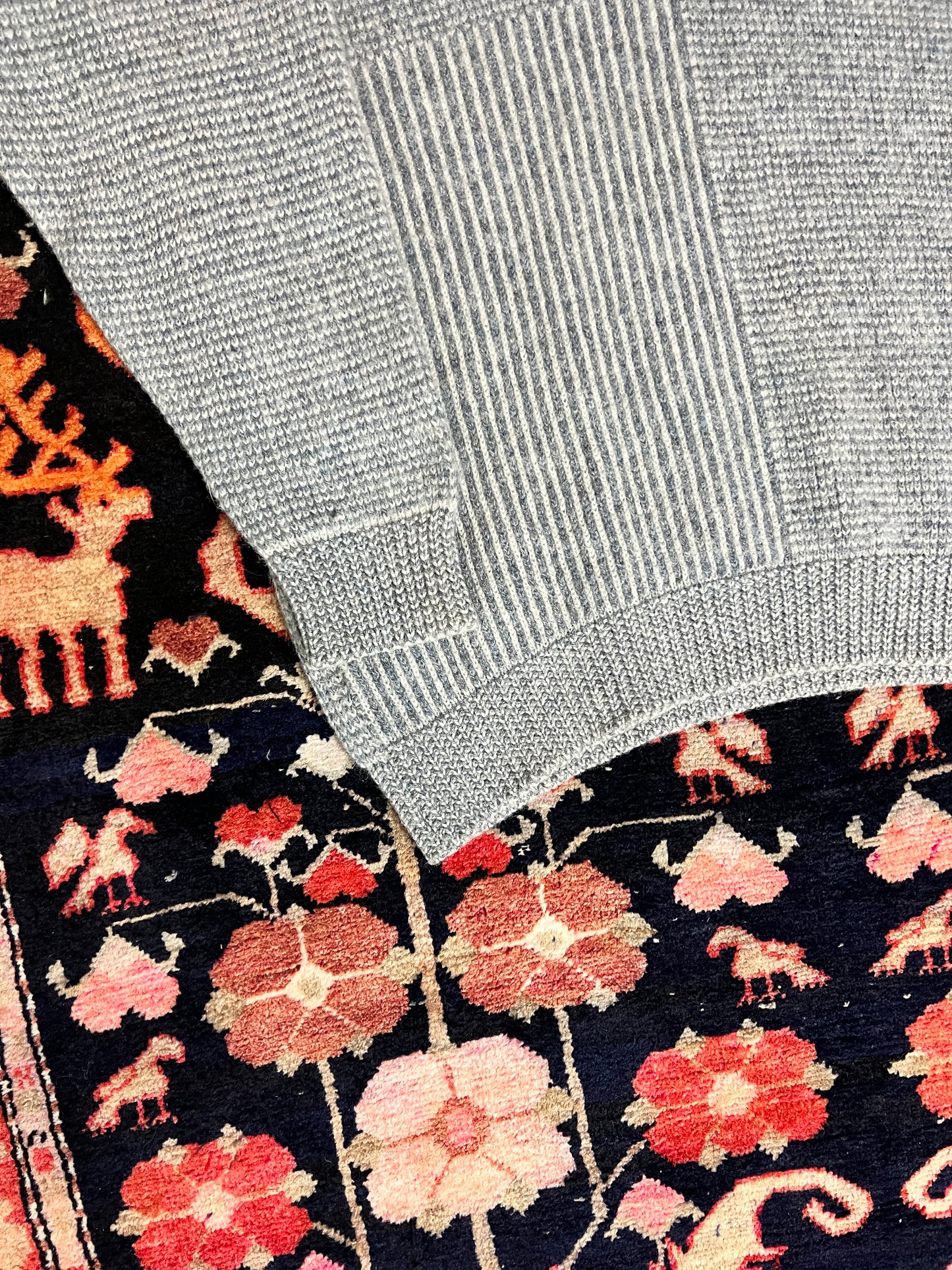 Vintage V Neck Wool Sweater