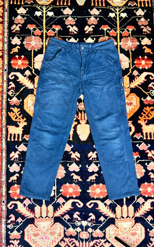 Navy Double Knee Carpenter Pants