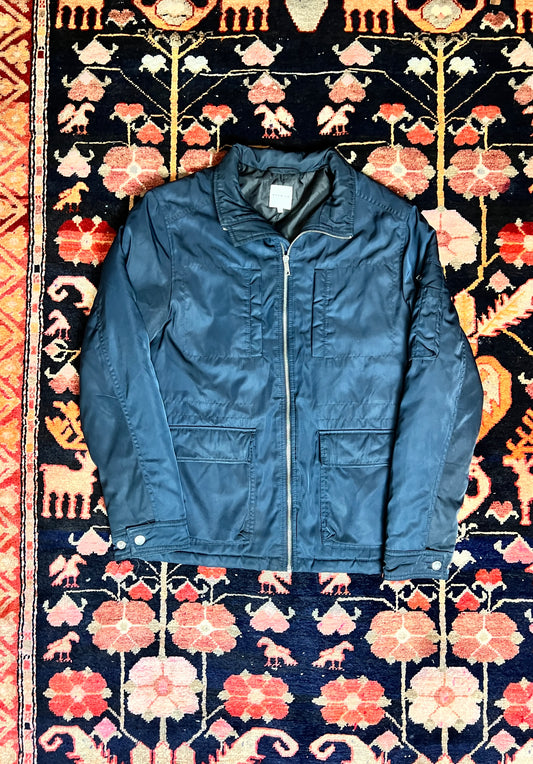 Navy Nylon Army Jacket