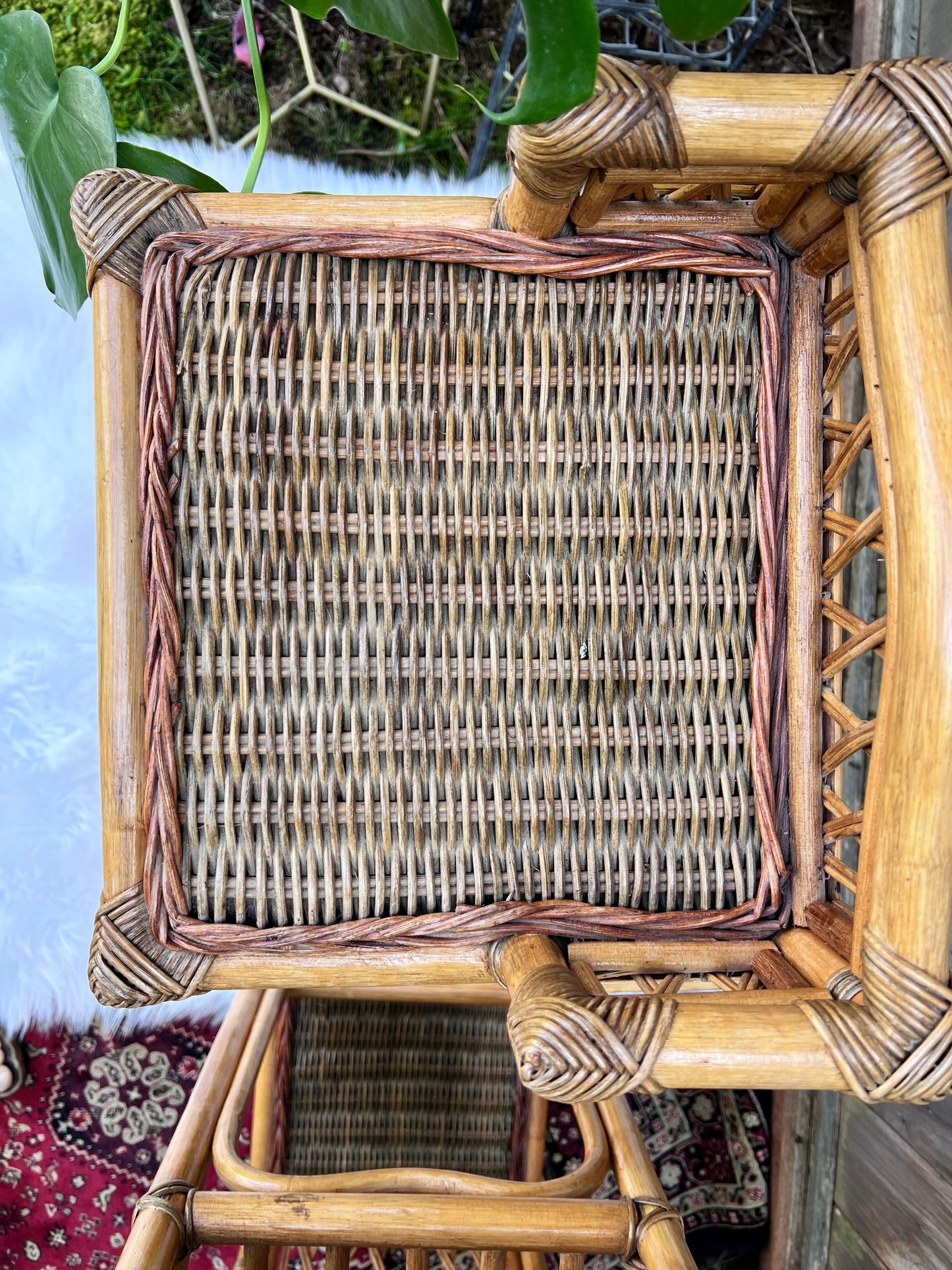 The Casablanca Rattan Side Tables