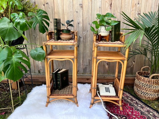 The Casablanca Rattan Side Tables