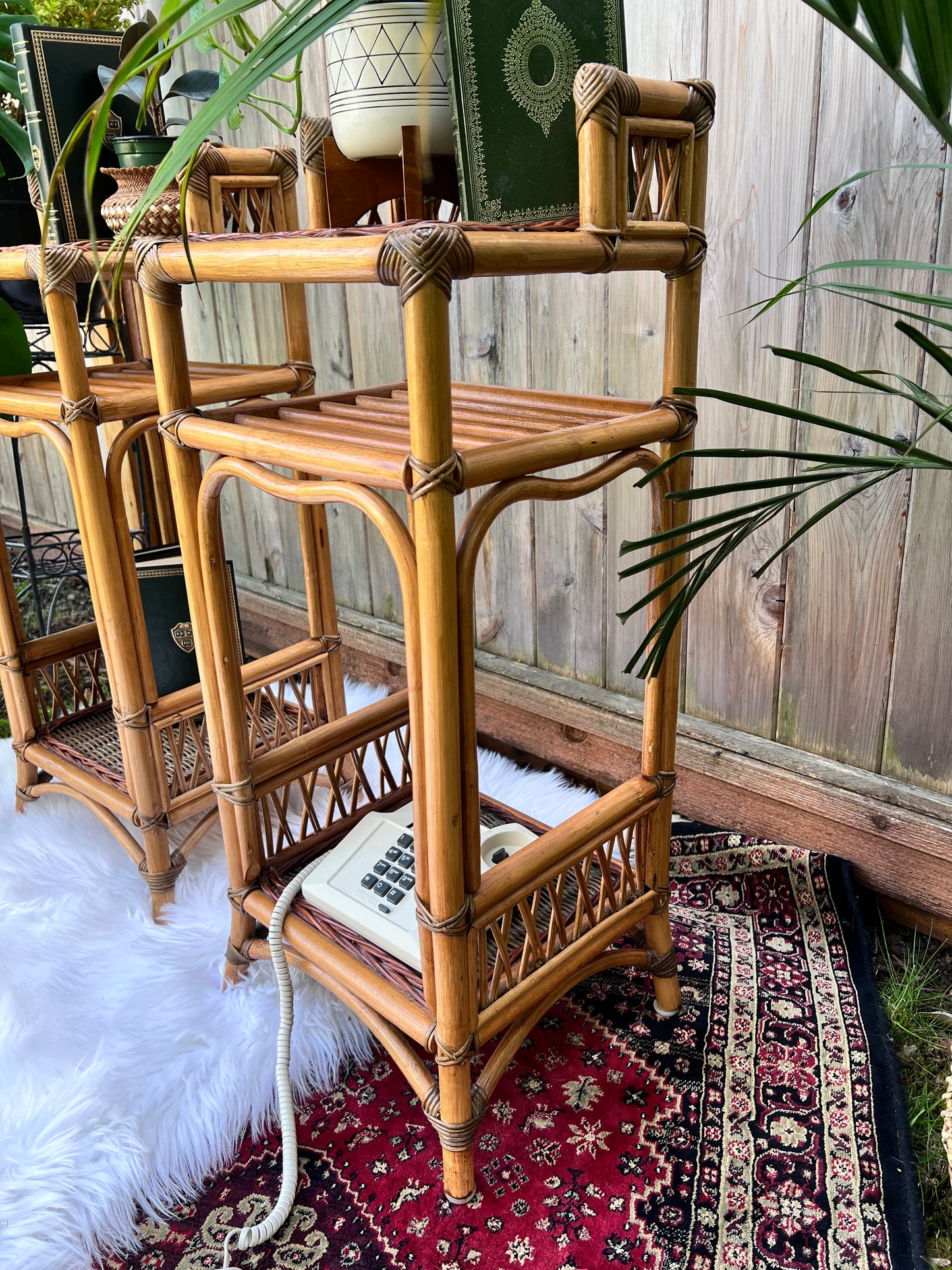 The Casablanca Rattan Side Tables
