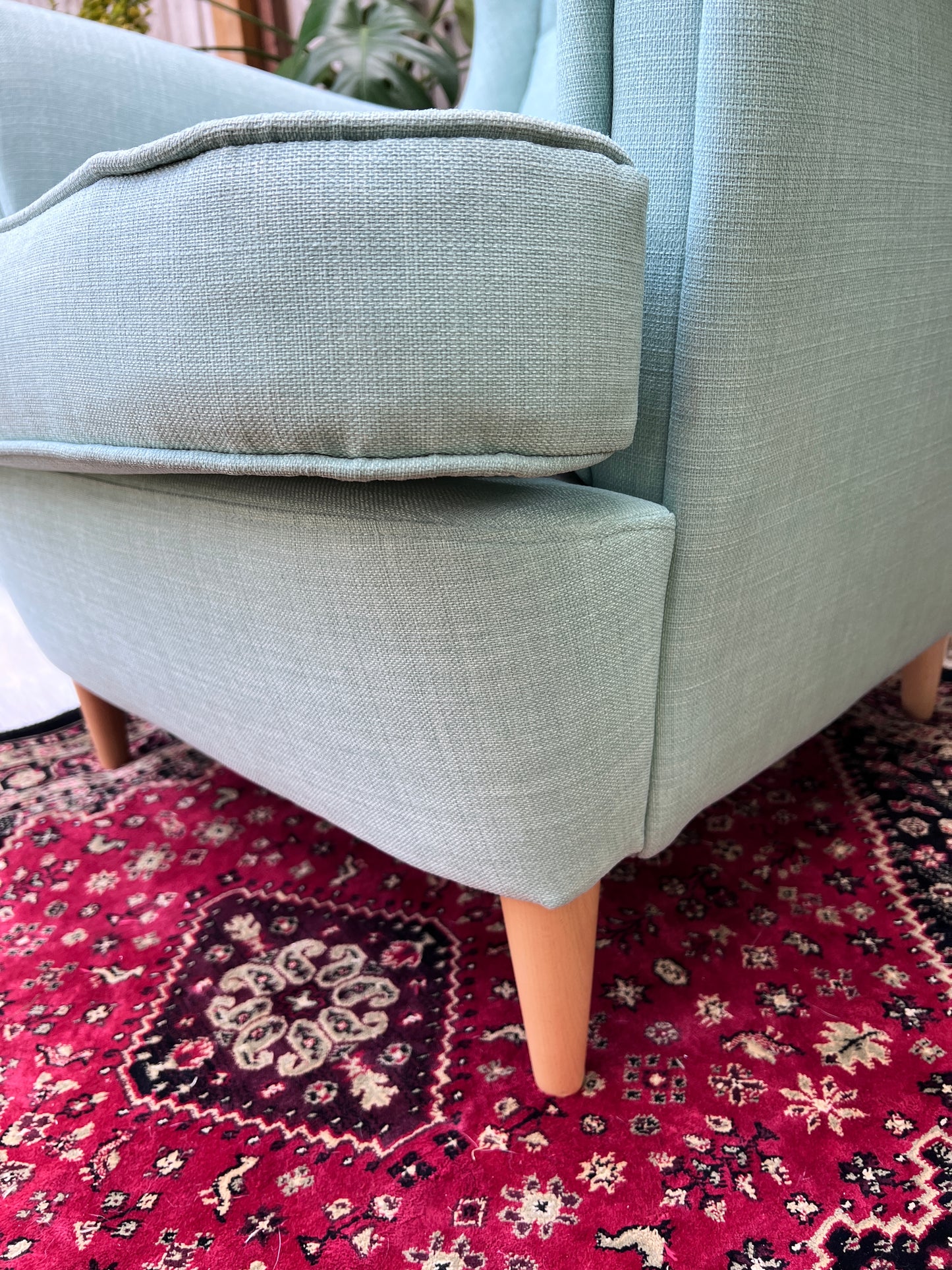 The Strandmon Armchair & Ottoman