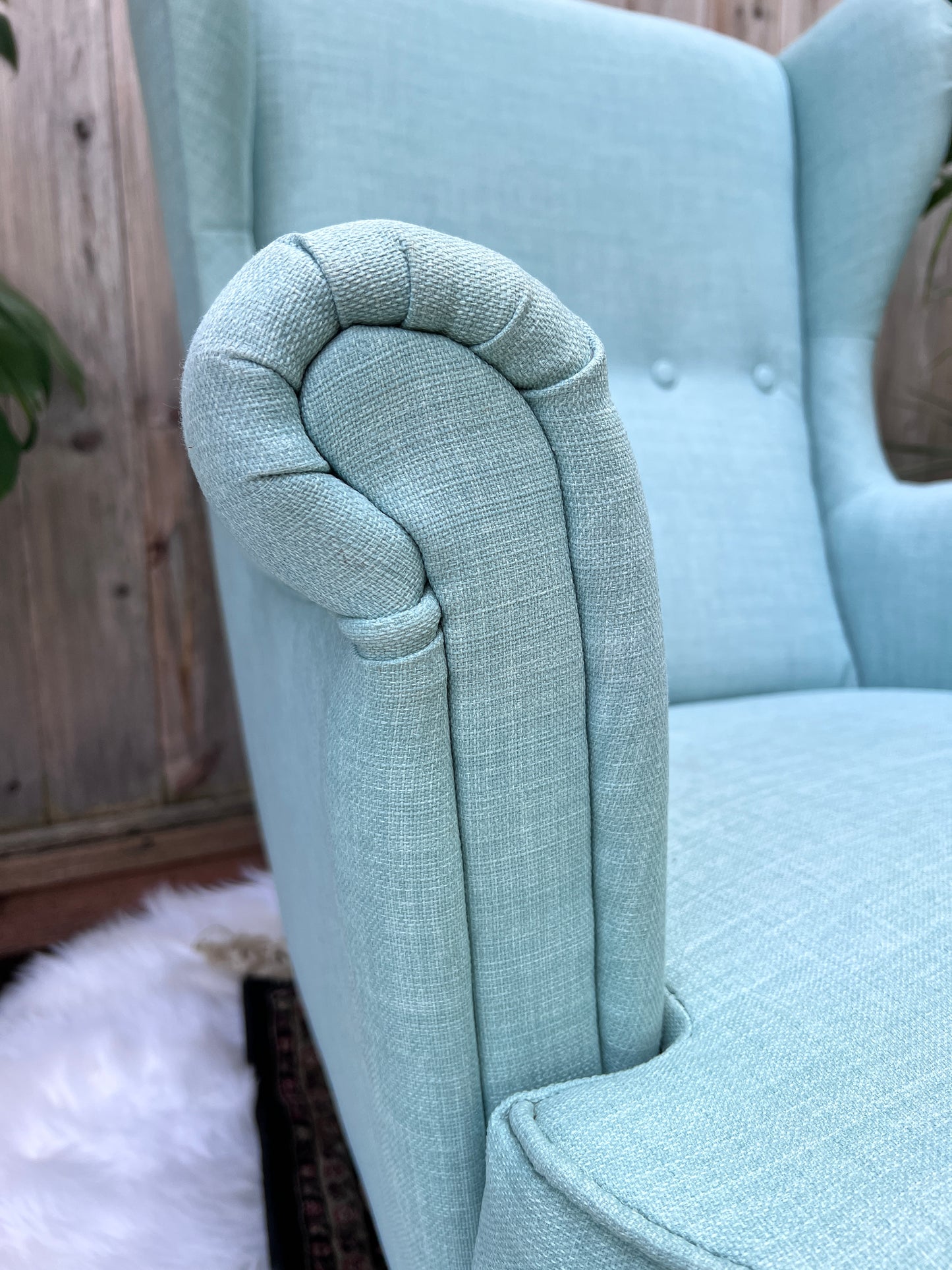 The Strandmon Armchair & Ottoman