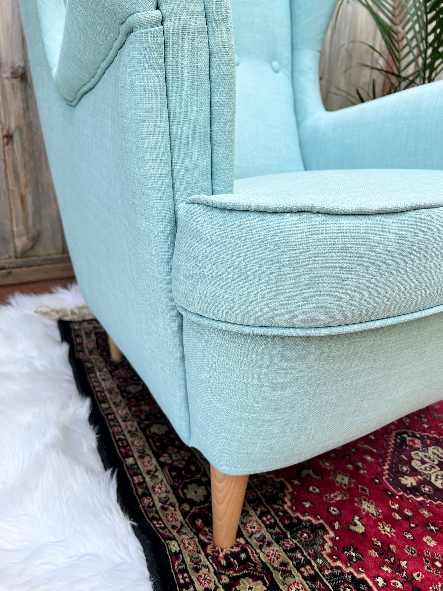 The Strandmon Armchair & Ottoman