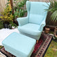 The Strandmon Armchair & Ottoman