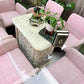 The Pink Chiclet Dining Set
