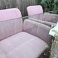 The Pink Chiclet Dining Set