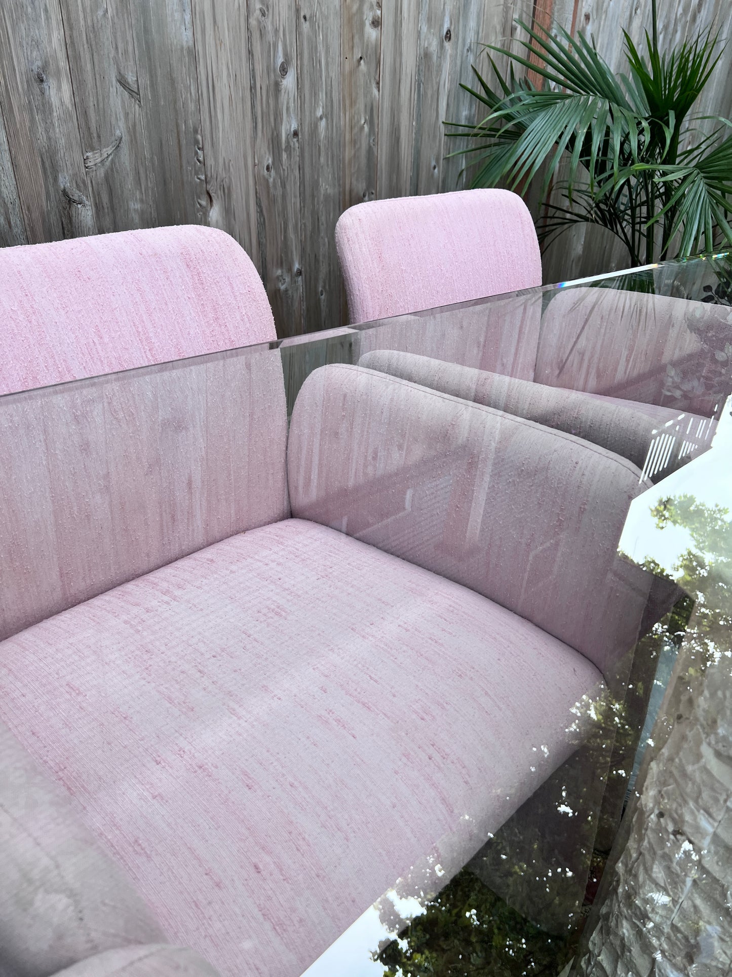 The Pink Chiclet Dining Set