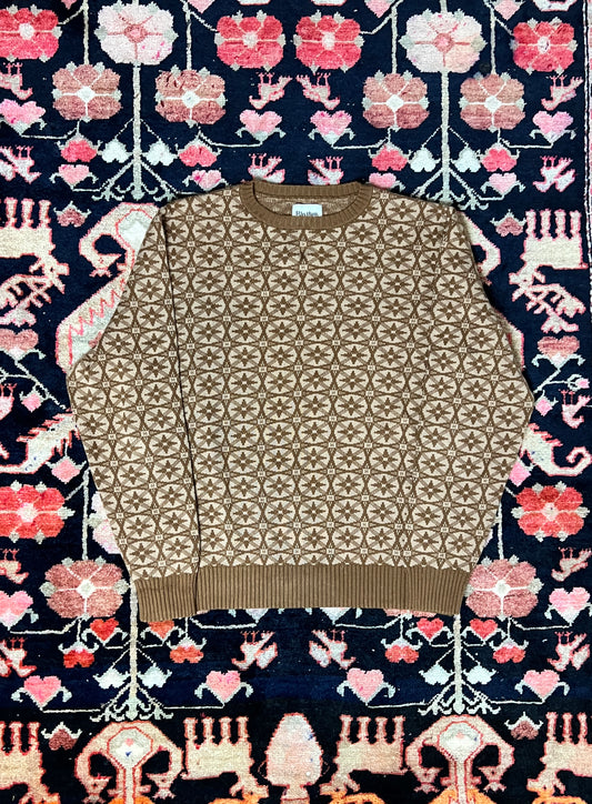 Abstract Brown Sweatshirt