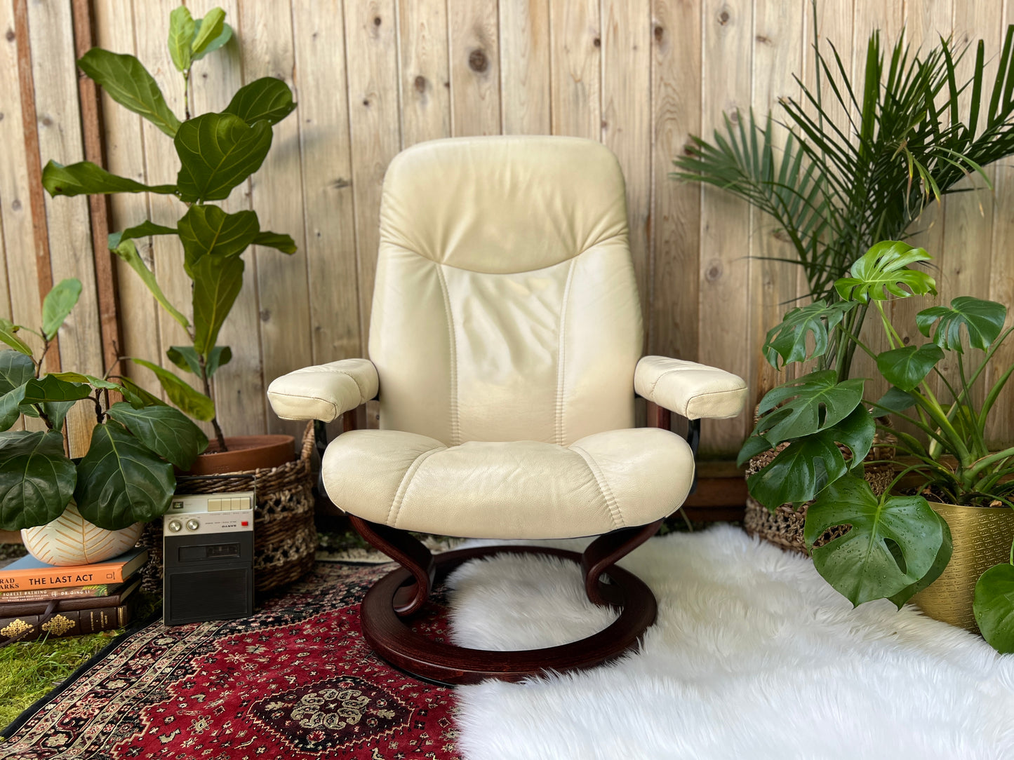 The Ekornes Stressless Consul Recliner & Ottoman