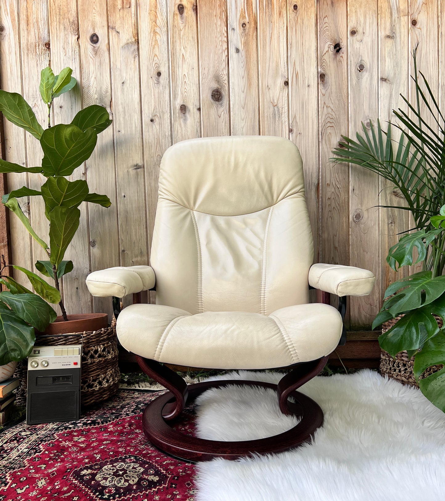 The Ekornes Stressless Consul Recliner & Ottoman