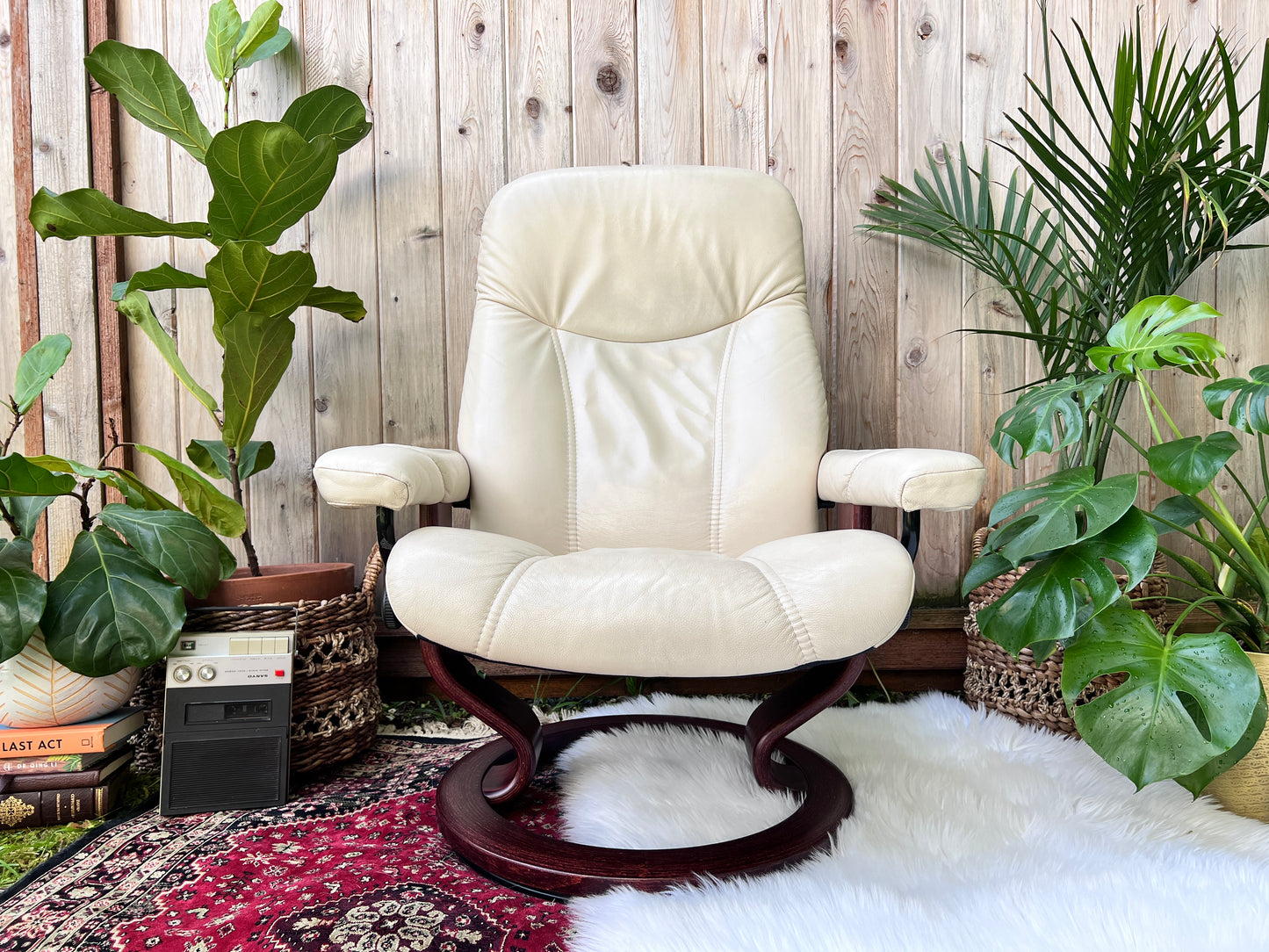 The Ekornes Stressless Consul Recliner & Ottoman