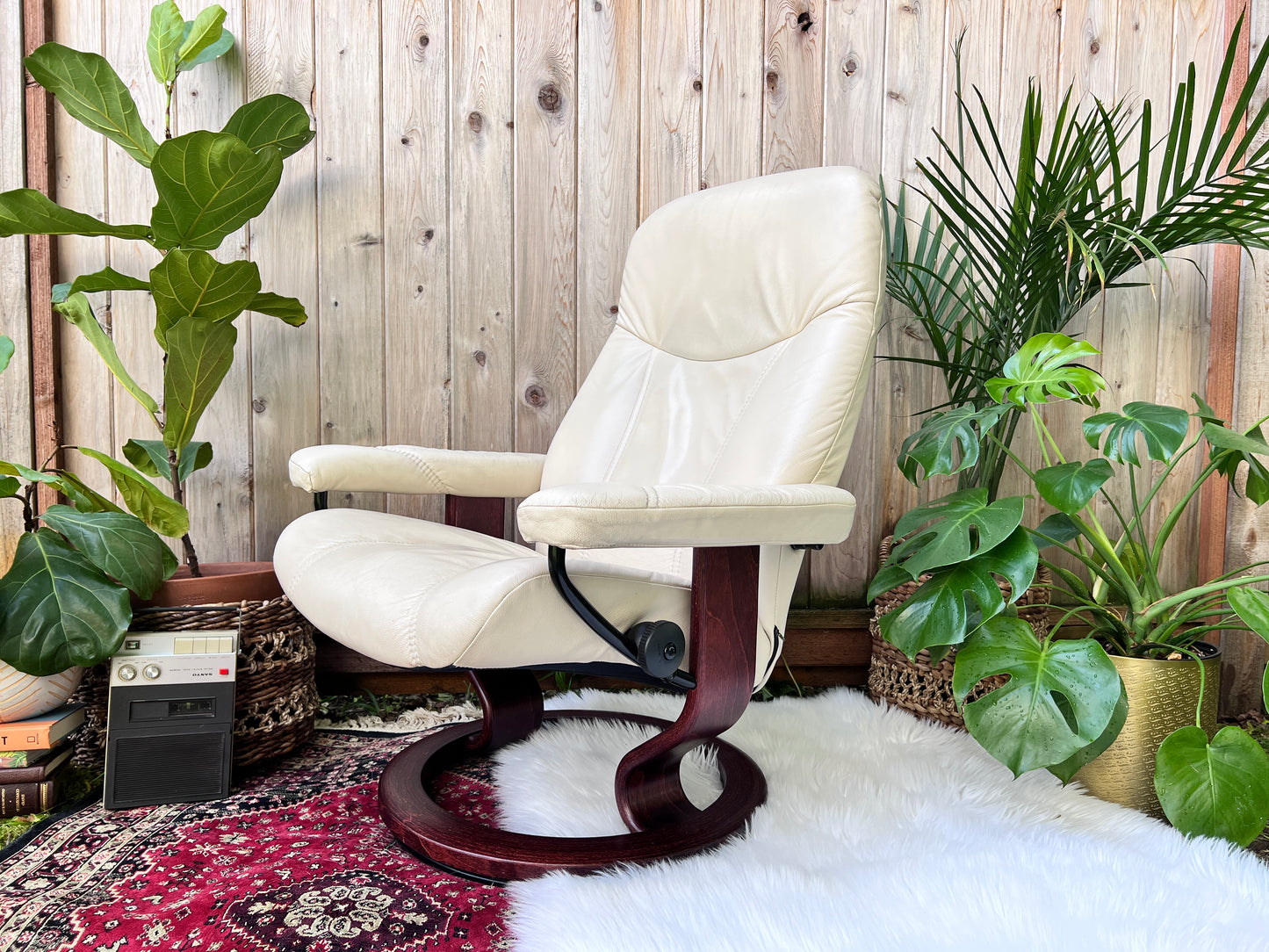 The Ekornes Stressless Consul Recliner & Ottoman