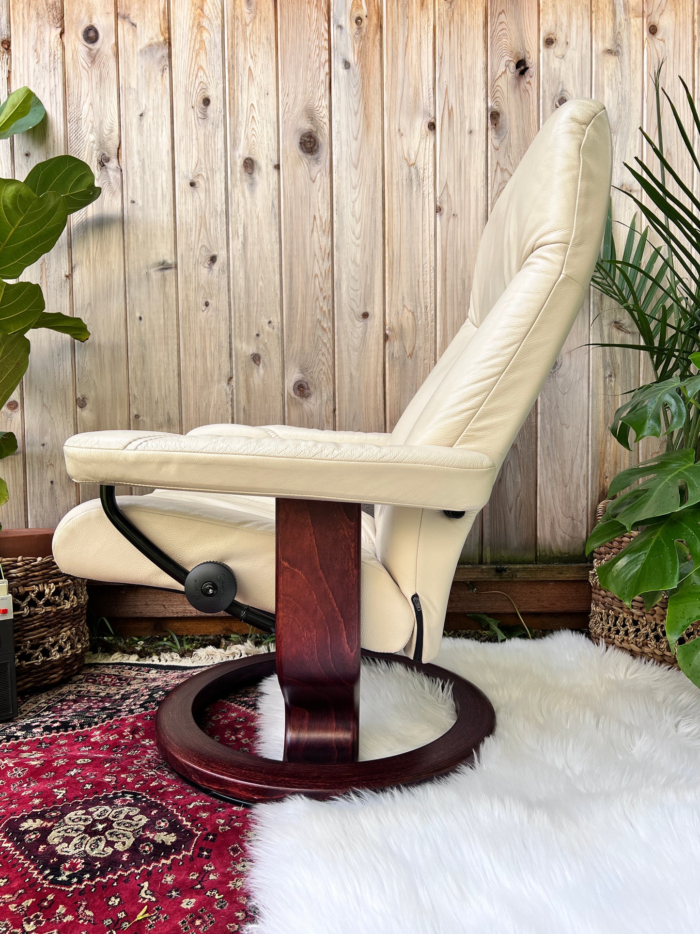 The Ekornes Stressless Consul Recliner & Ottoman