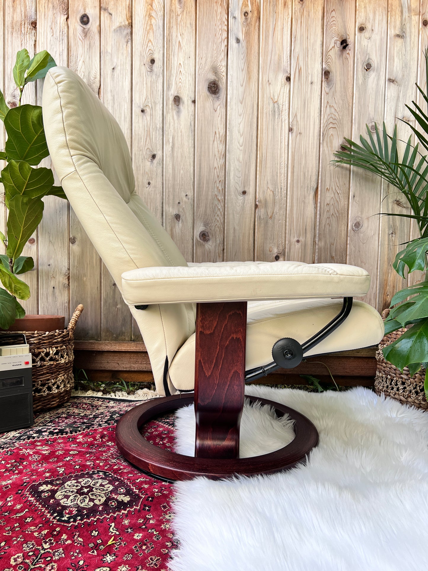 The Ekornes Stressless Consul Recliner & Ottoman