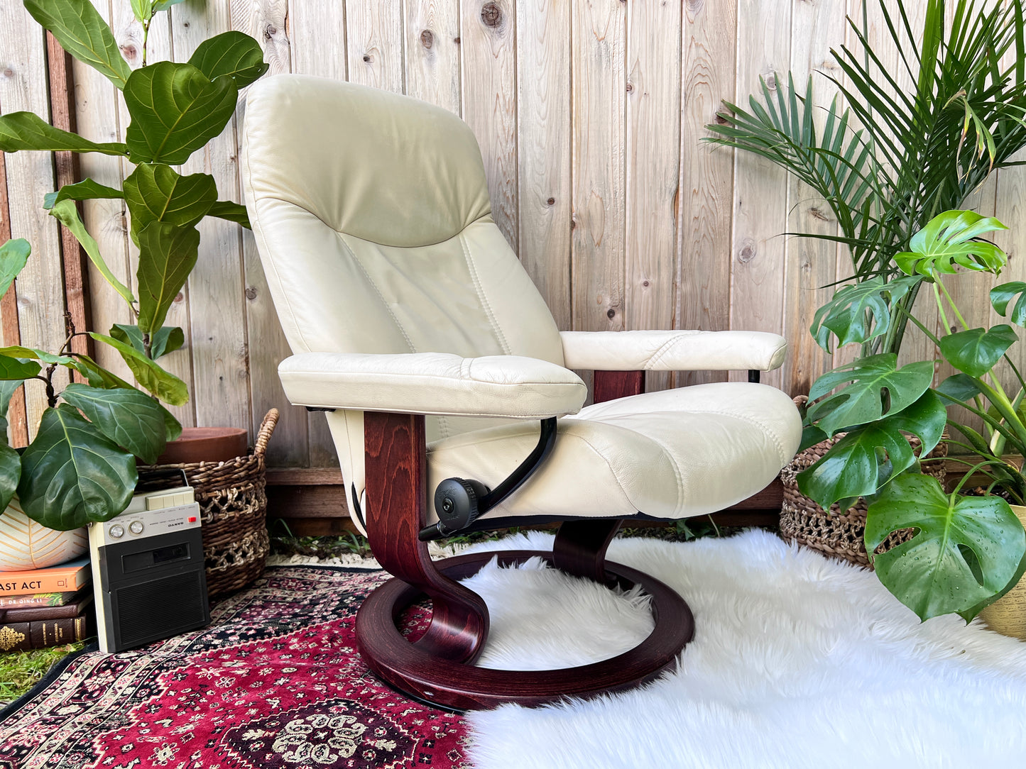 The Ekornes Stressless Consul Recliner & Ottoman