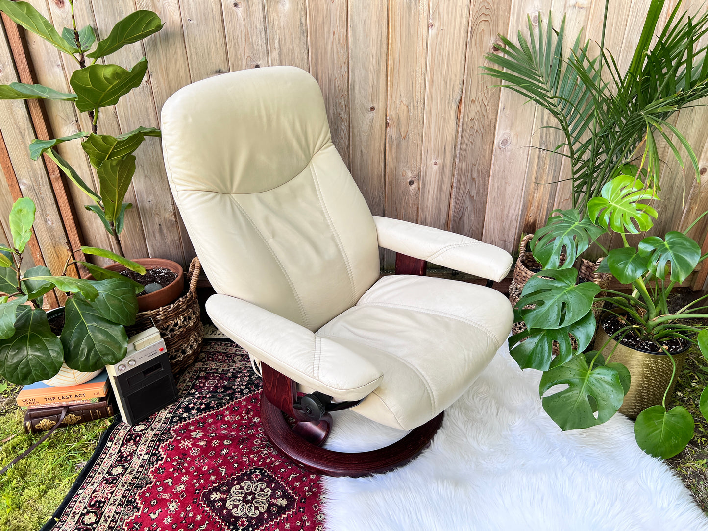 The Ekornes Stressless Consul Recliner & Ottoman