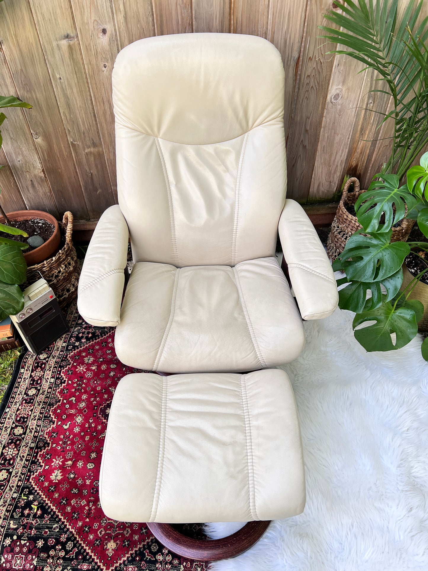 The Ekornes Stressless Consul Recliner & Ottoman