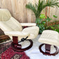 The Ekornes Stressless Consul Recliner & Ottoman