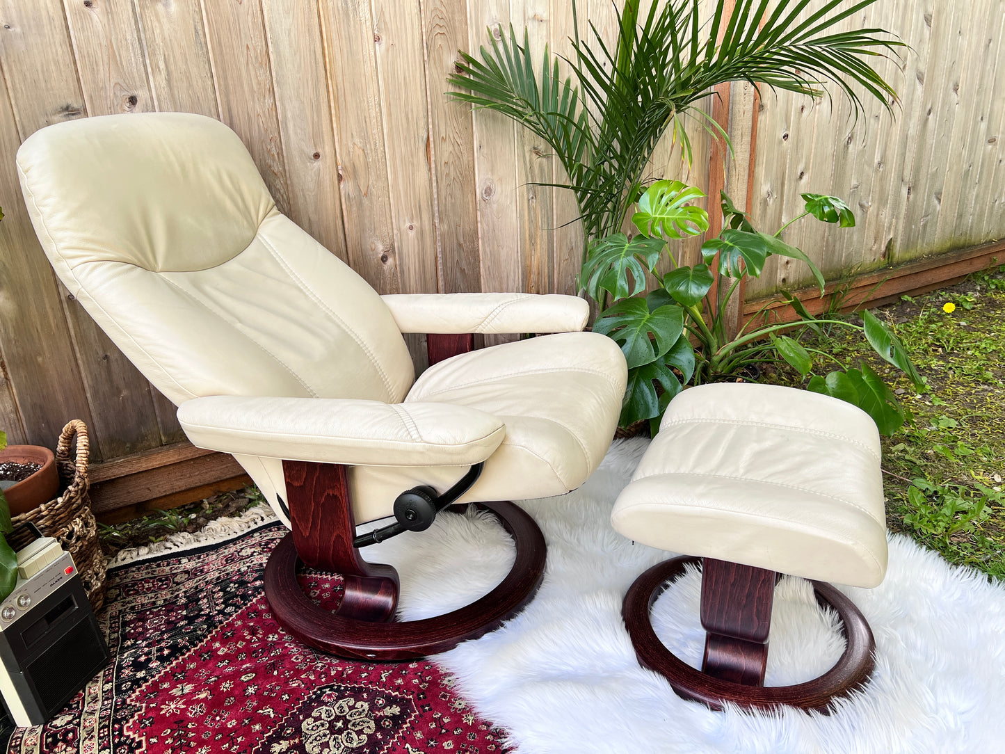 The Ekornes Stressless Consul Recliner & Ottoman