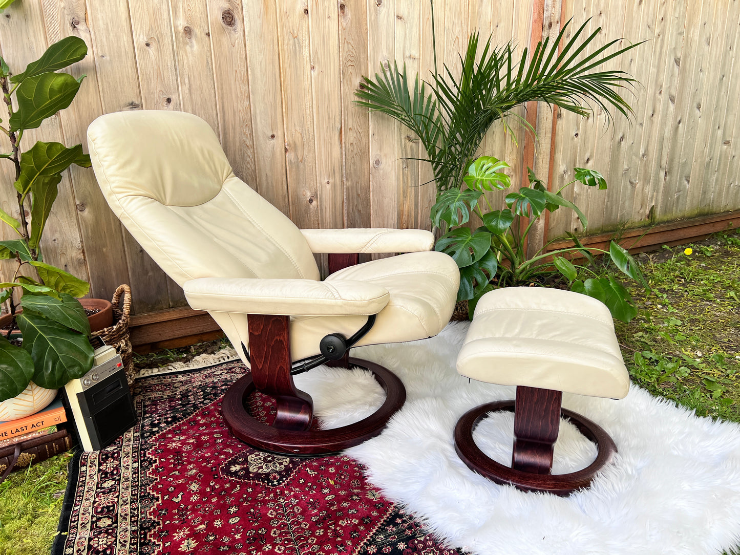 The Ekornes Stressless Consul Recliner & Ottoman