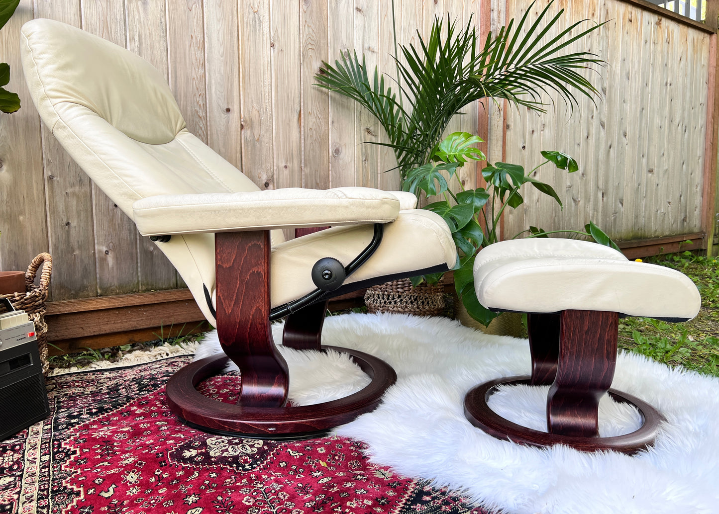 The Ekornes Stressless Consul Recliner & Ottoman