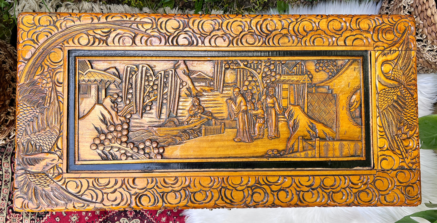 The Camphor Crane Chest