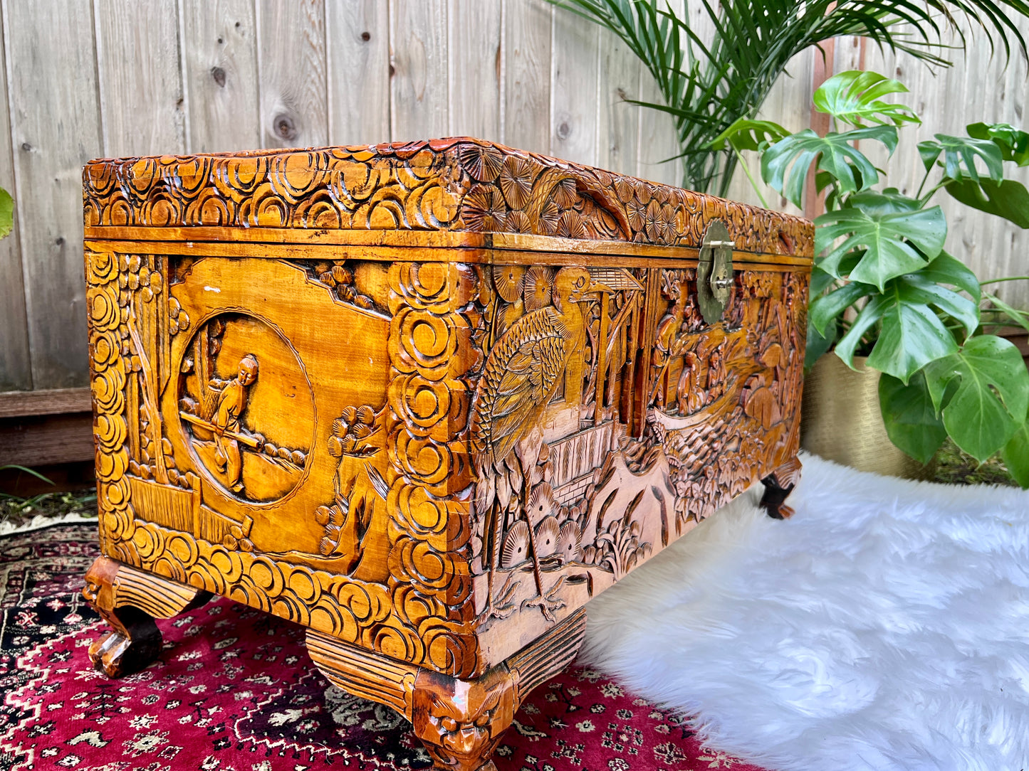 The Camphor Crane Chest