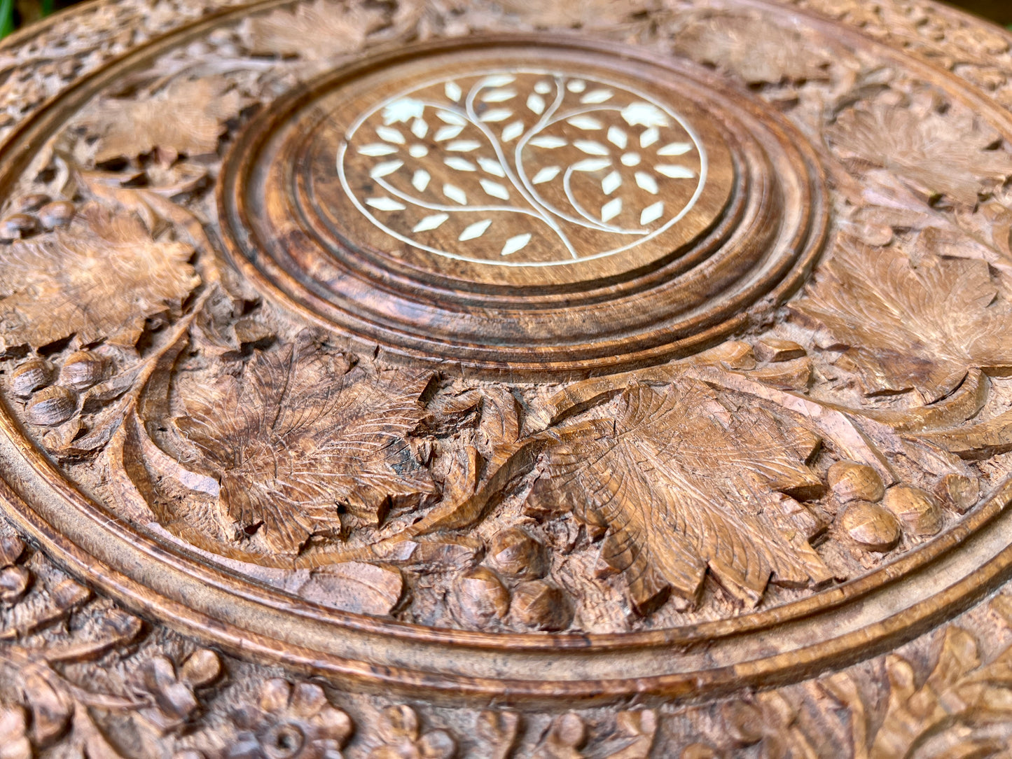 The Naya Carved Table