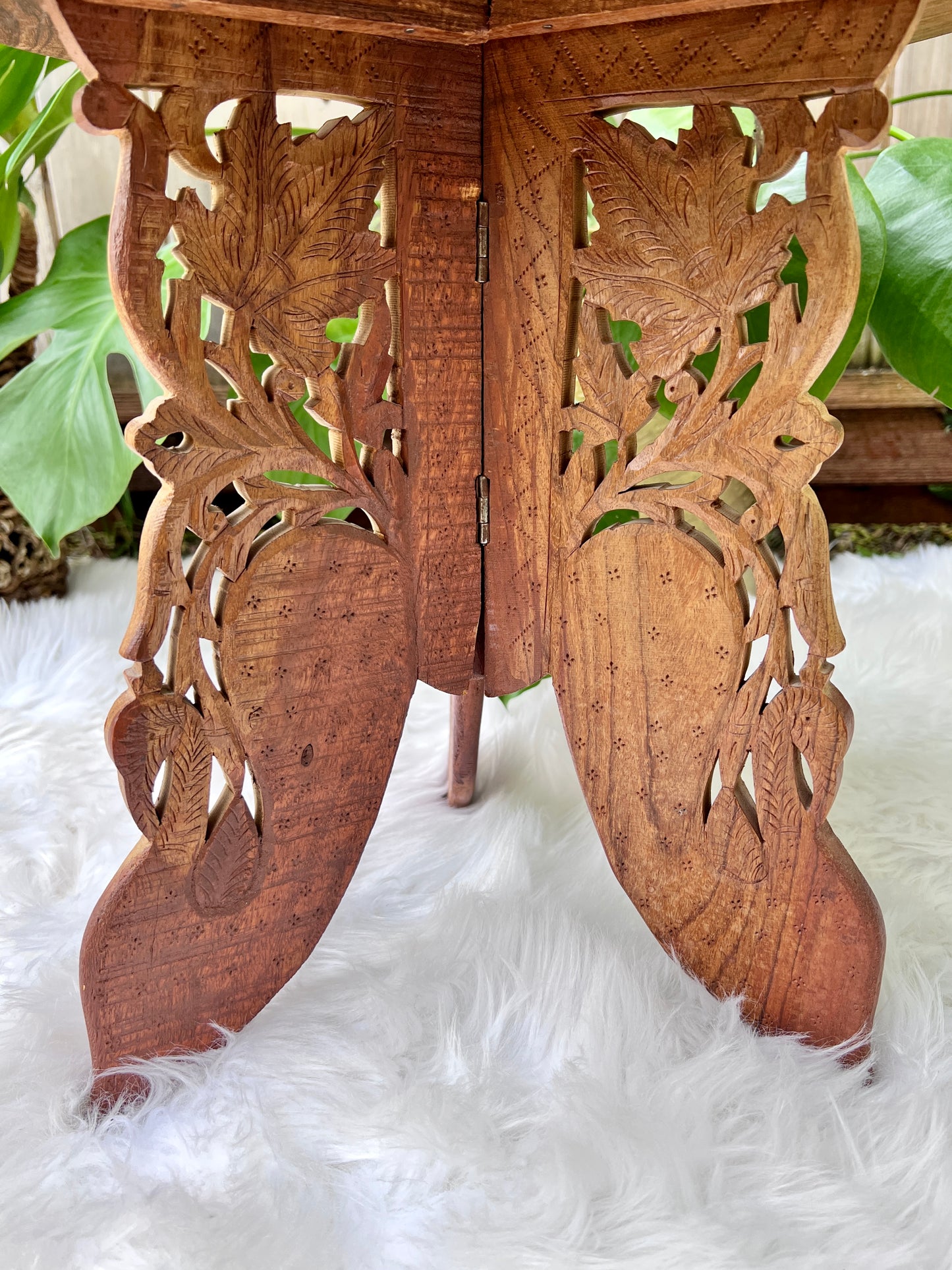 The Naya Carved Table