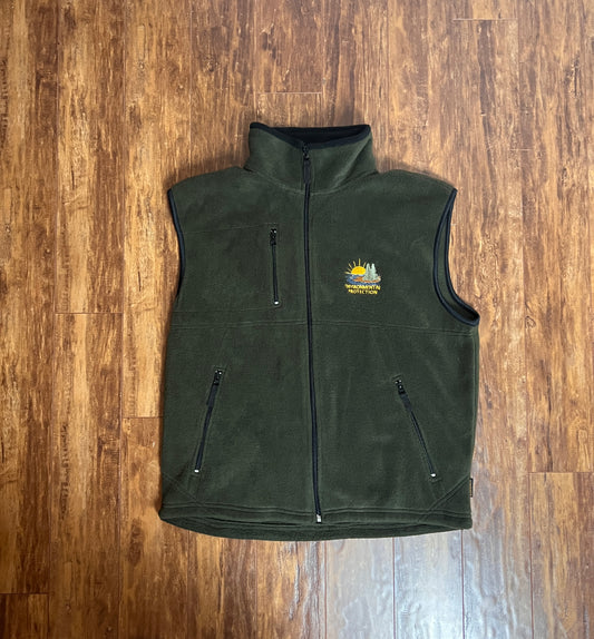 Green Fleece Vest