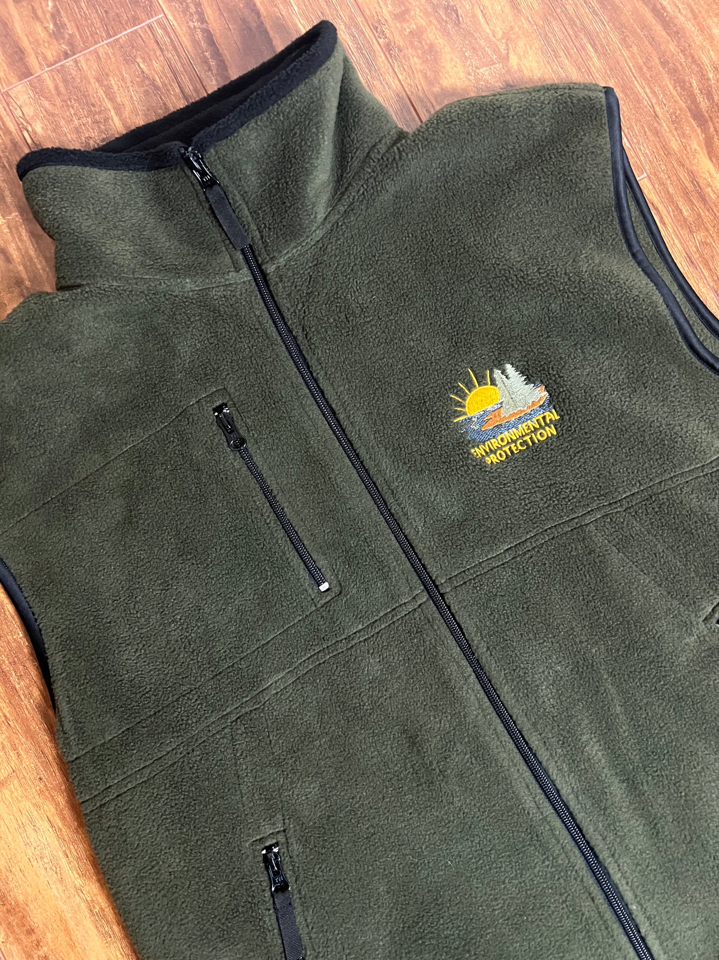 Green Fleece Vest