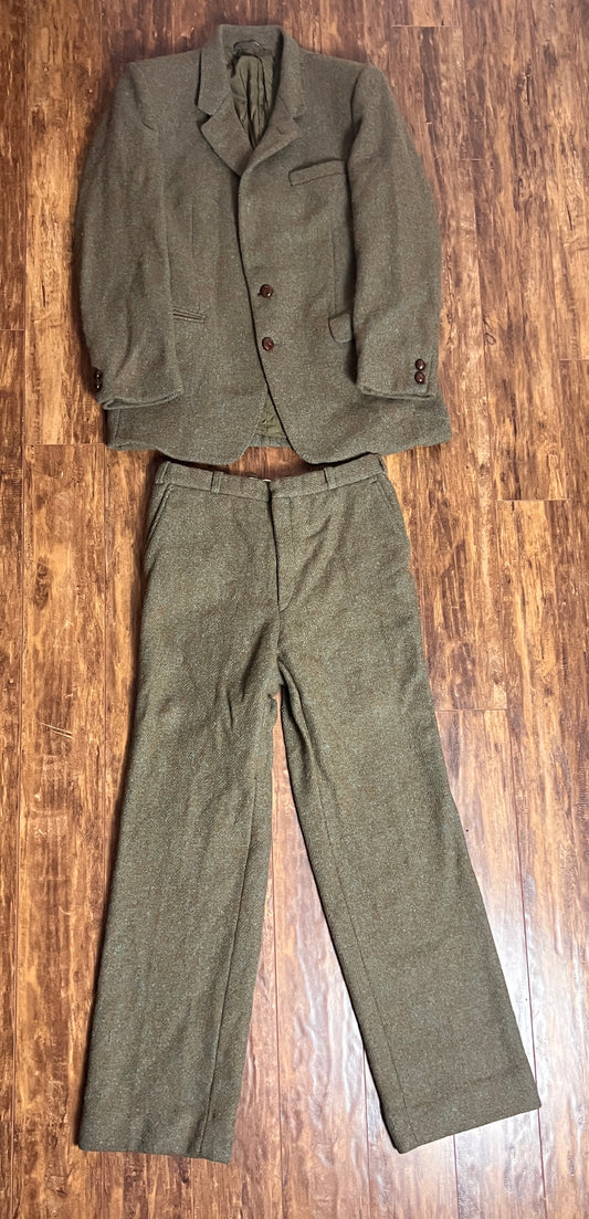 Harris Tweed Wool 3 Piece Suit