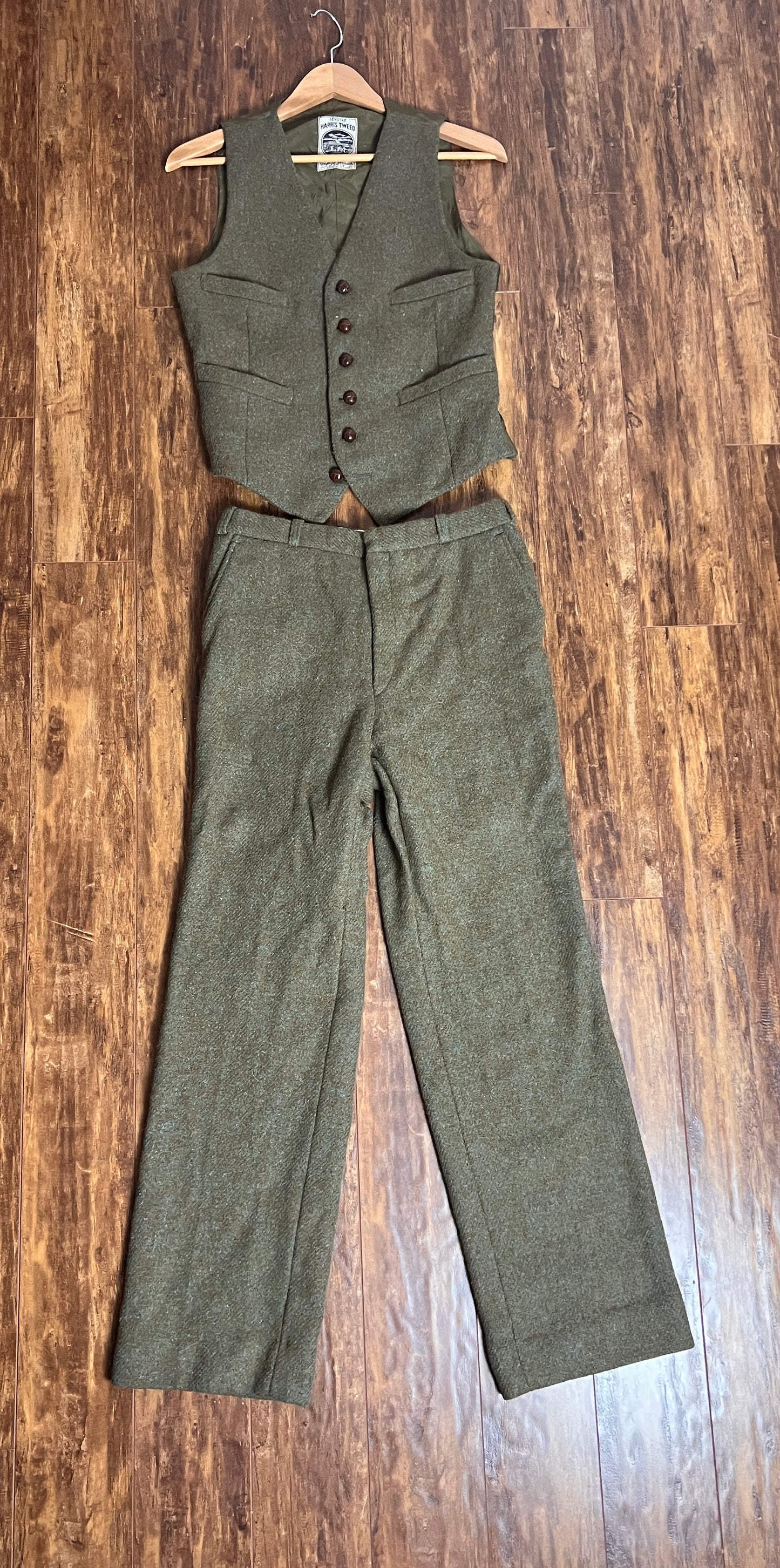 Harris Tweed Wool 3 Piece Suit