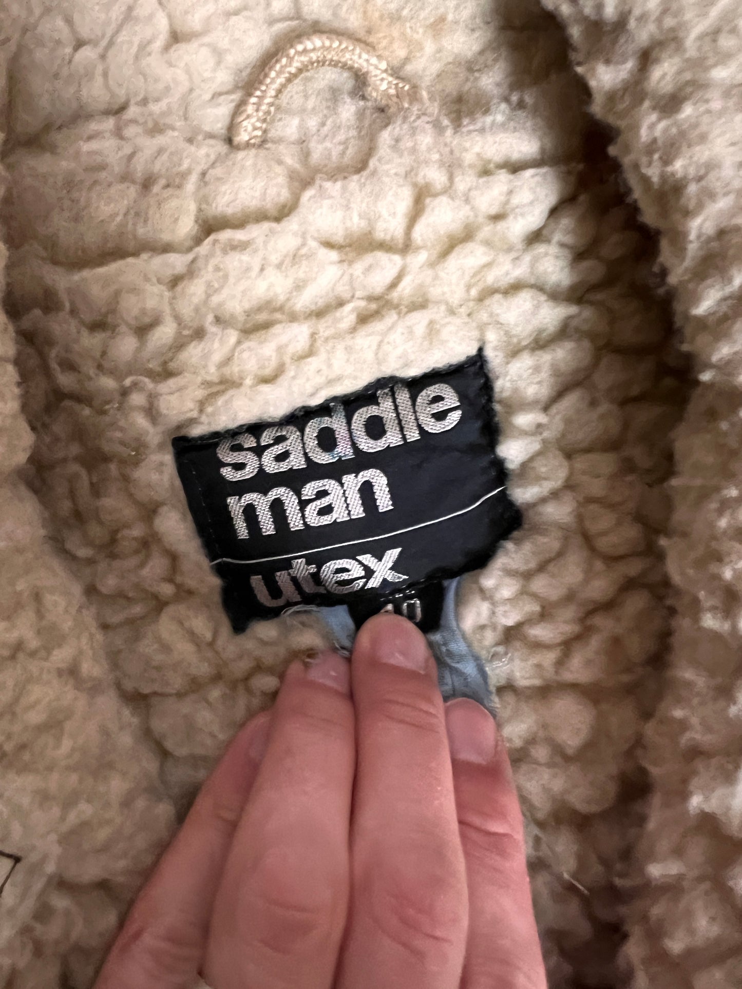 Vintage Shearling Suede Jacket