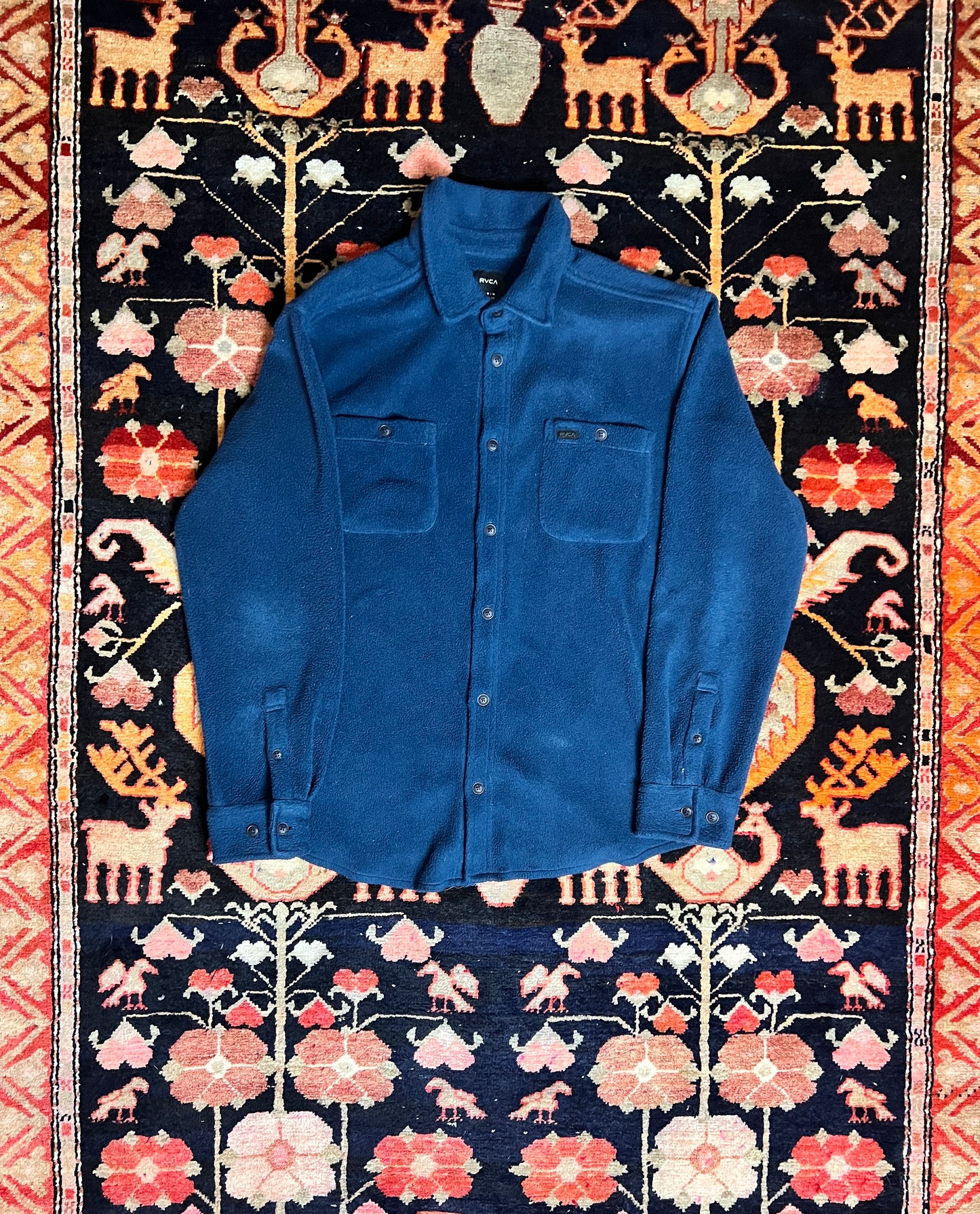 RVCA Fleece Button Up