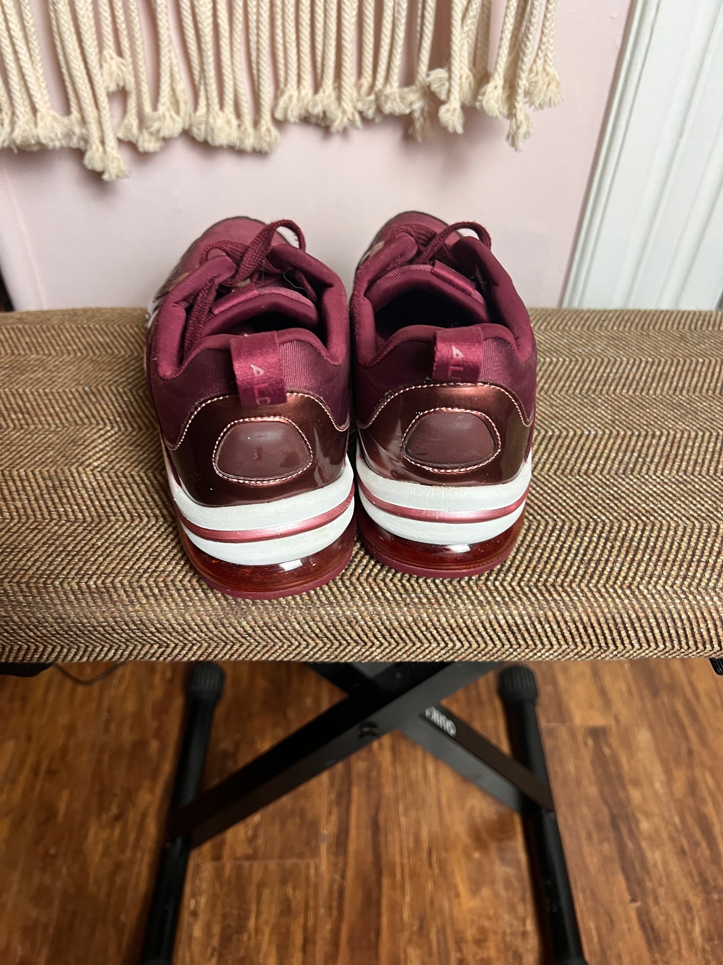 Burgundy Running Shoes